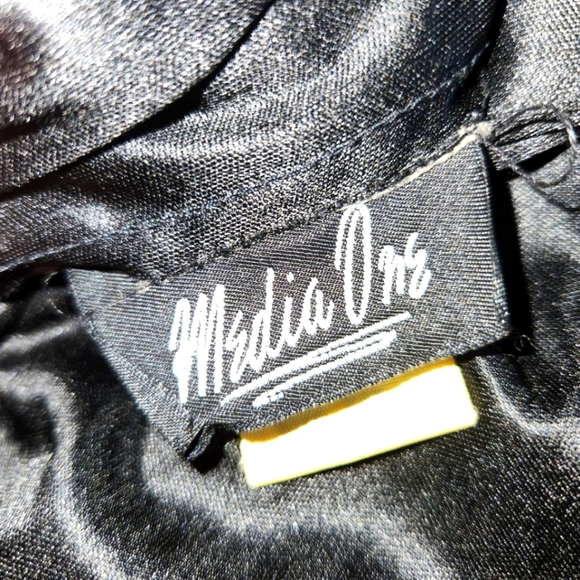 Vintage Media One Midnight Black Dress - Picture 6 of 8